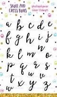 CLEARANCE 66% OFF! Calligraphy Alphabet Clear Rubber Stamp Set 