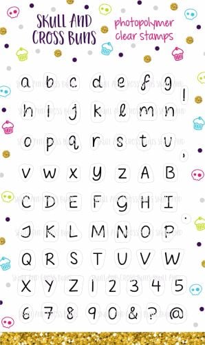 Alphabet Clear Rubber Stamp Set