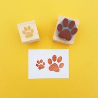 Pair of Paws Set of 2 Rubber Stamps