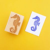 Seahorse Rubber Stamp