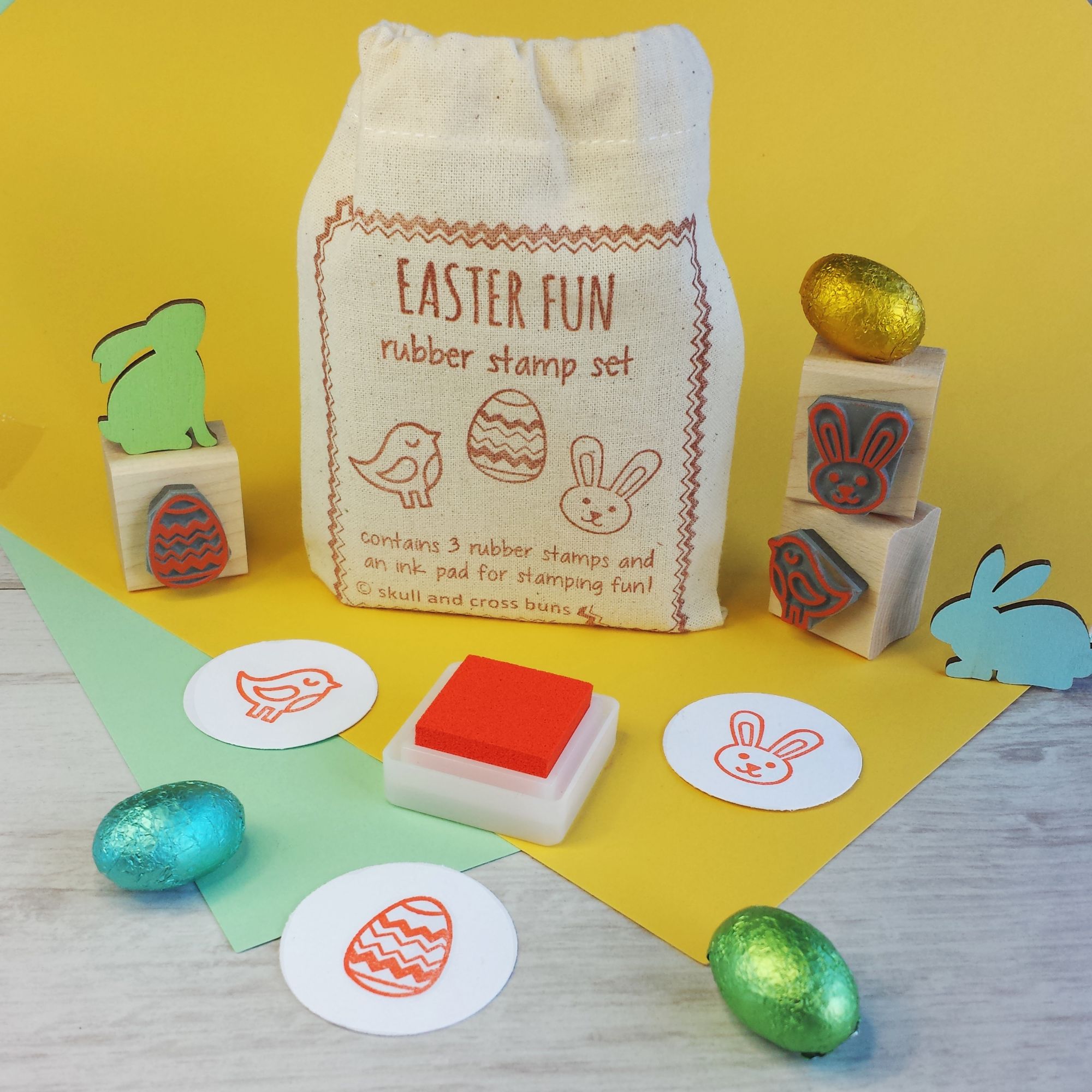 Easter Fun Rubber Stamp Set