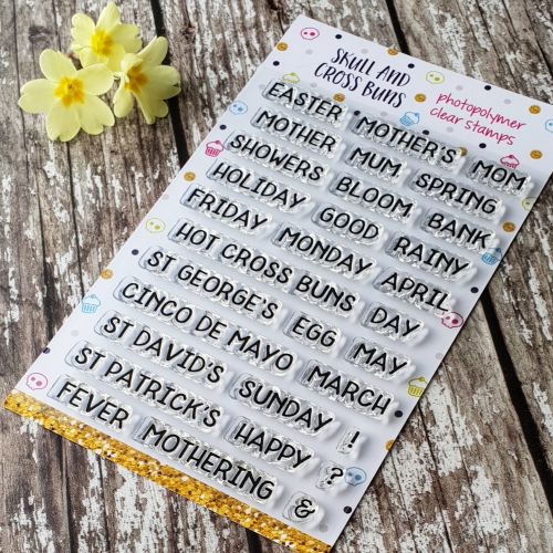 ****NEW FOR 2019**** Spring Sentiments Clear Rubber Stamp Set 