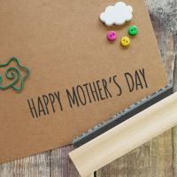 Happy Mother's Day Skinny Rubber Stamp