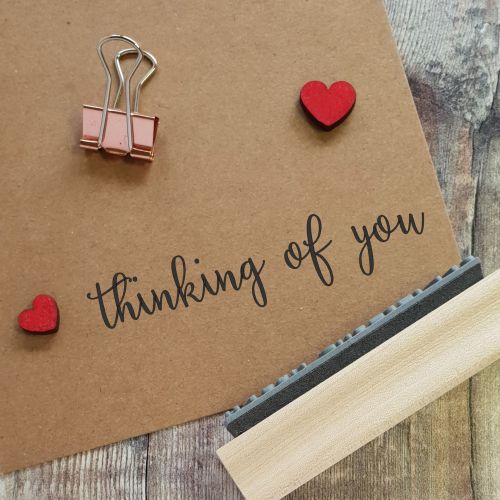 Collection 2 rubber stamps Thinking of You