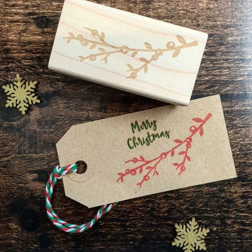 *****NEW FOR XMAS 2019 - Christmas Spring Rubber Stamp PRE-ORDER PRICE 20% 
