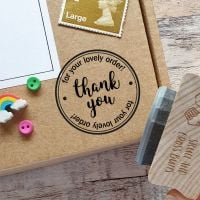 ***NEW FOR 2020*** Thank You For Your Order Rubber Stamp