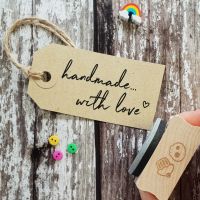 Hand Made With Love Rubber Stamp