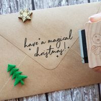 ***NEW FOR 2020*** - Magical Christmas Rubber Stamp