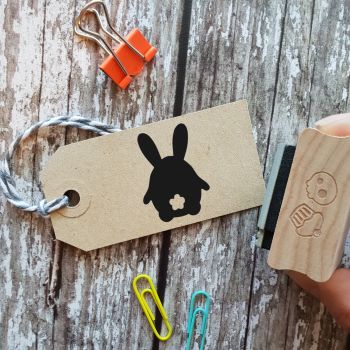 ****NEW FOR 2021*** Easter Bunny Bum Rubber Stamp