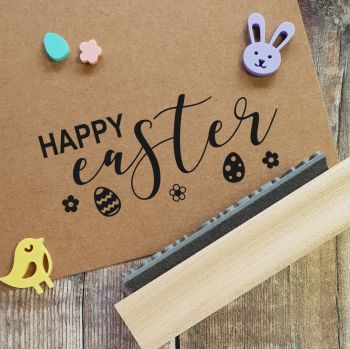 ****NEW FOR 2021**** Happy Easter Detail Rubber Stamp