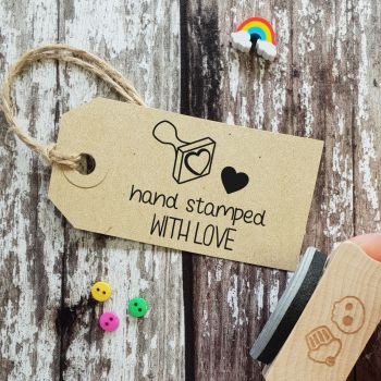 *****NEW FOR 2022***** Hand Stamped With Love Rubber Stamp