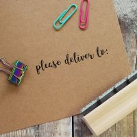 *****NEW FOR 2020***** Please Deliver To Rubber Stamp