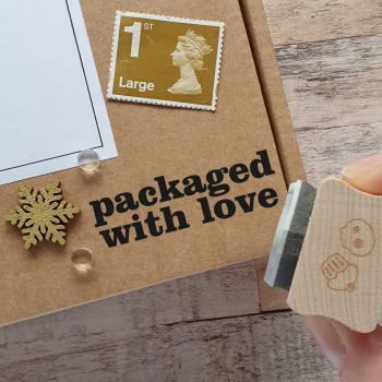 *****NEW FOR 2022***** Packaged with Love Packaging Rubber Stamp