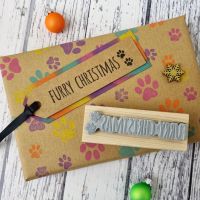 ***New for Xmas 22*** Furry Christmas Rubber Stamp