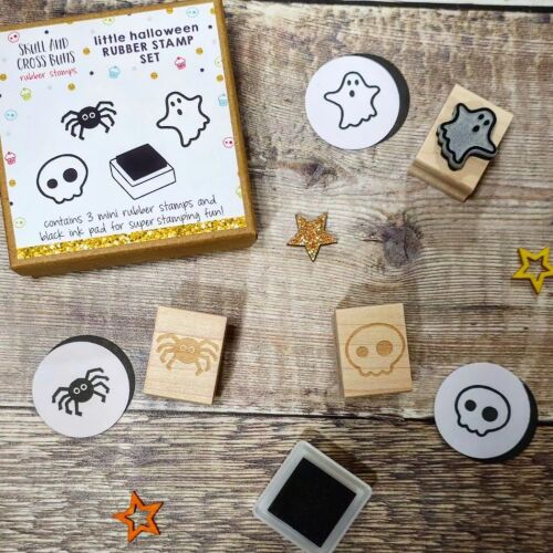 ****NEW FOR 2023**** Little Halloween Rubber Stamp Set