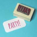 Party! Rubber Stamp 