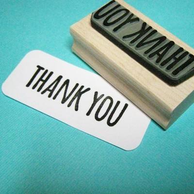 Thank You' Rubber Stamp