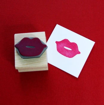 Luscious Lips Rubber Stamp 