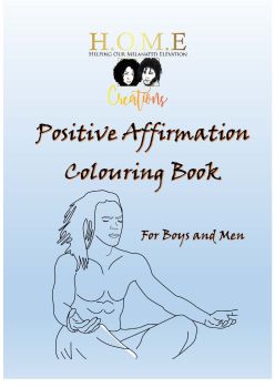 Positive Affirmation Colouring Book for Boys & Men 