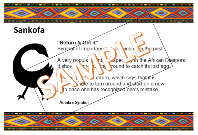Adinkra Symbol - Sankofa 2