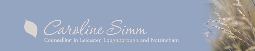 Caroline Simm, site logo.
