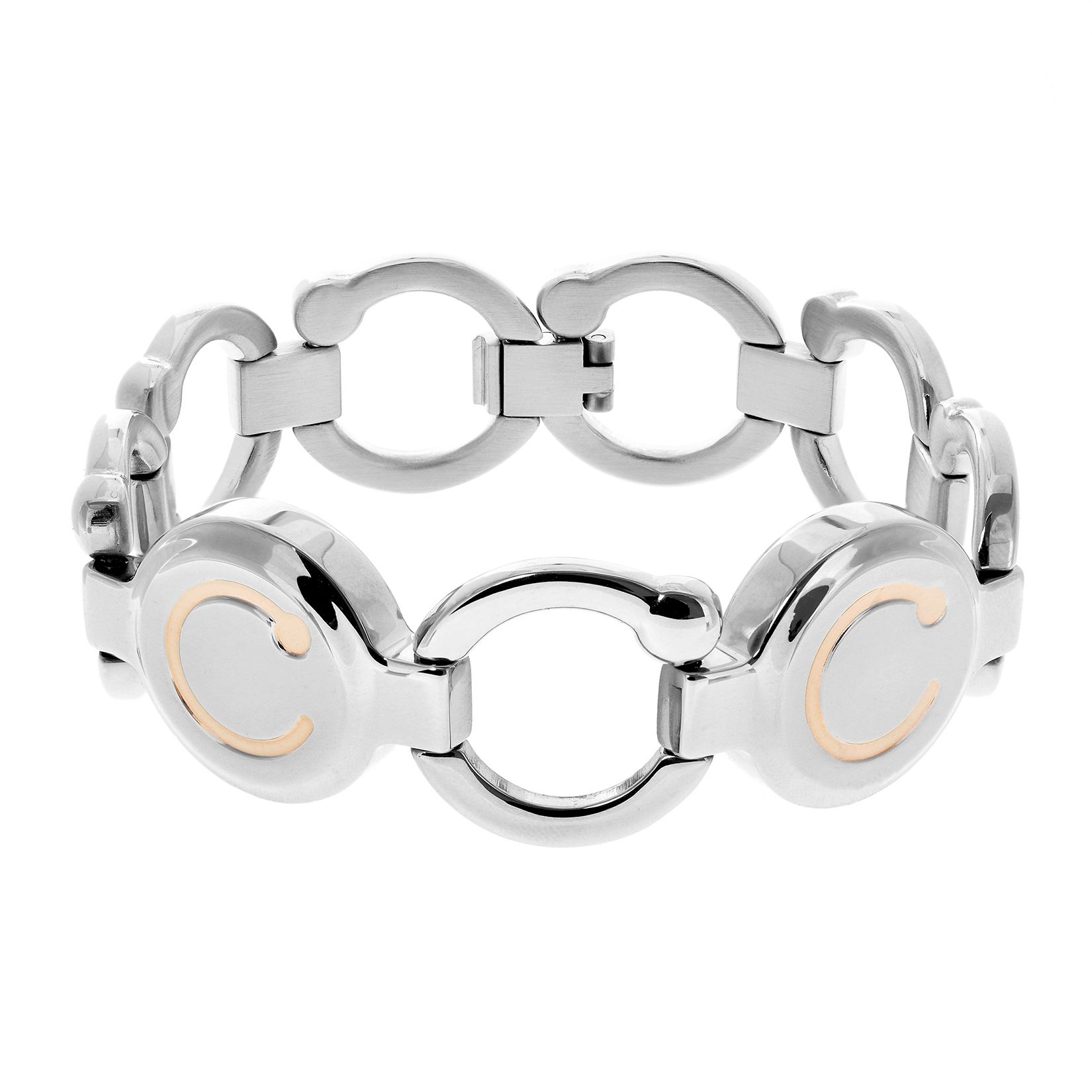 Bioflow Pirouette stainless steel and rose gold