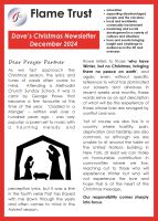 Christmas 2024 newsletter - front cover