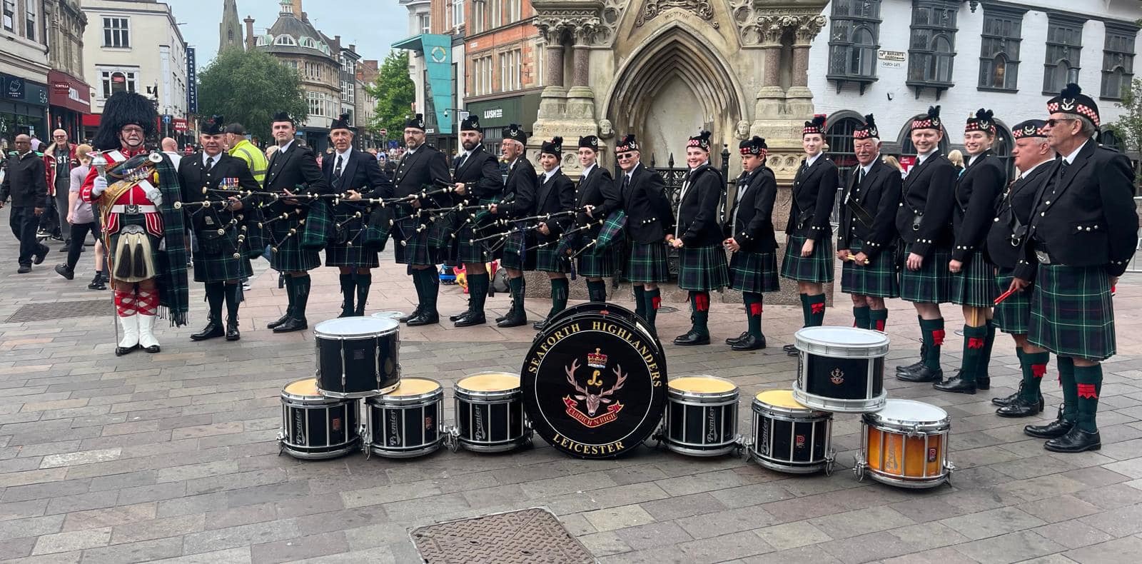 The Seaforth Highlanders, Leicester