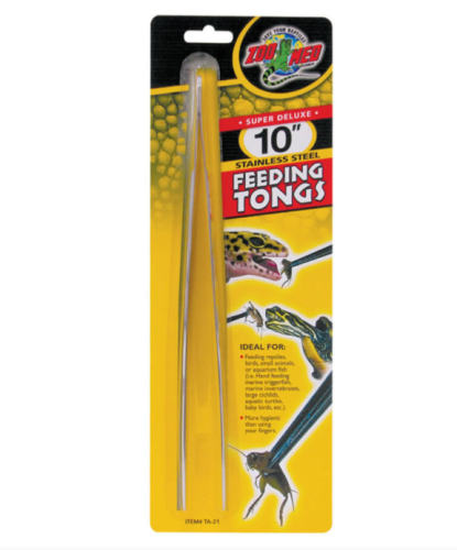 Zoo med feeding tongs