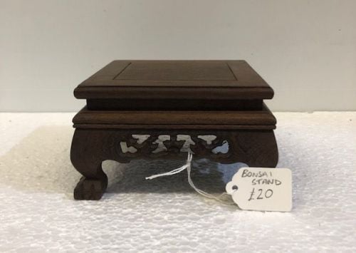Chinese small wooden bonsai stand