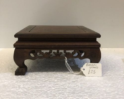 Chinese medium wooden bonsai stand