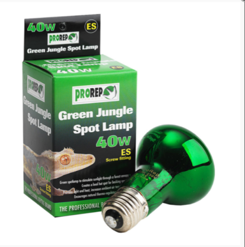 40W ES GREEN Jungle Spot Lamp