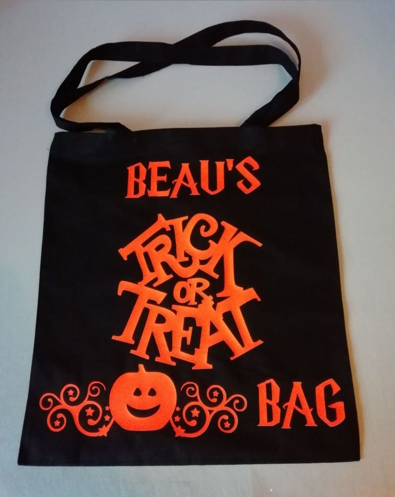 Personalised Trick or Treat Bag
