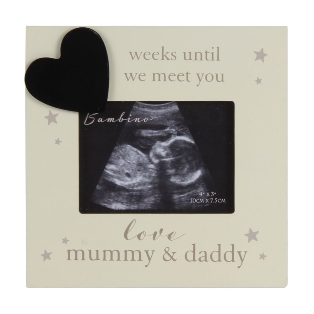Bambino countdown scan frame - Mummy and Daddy