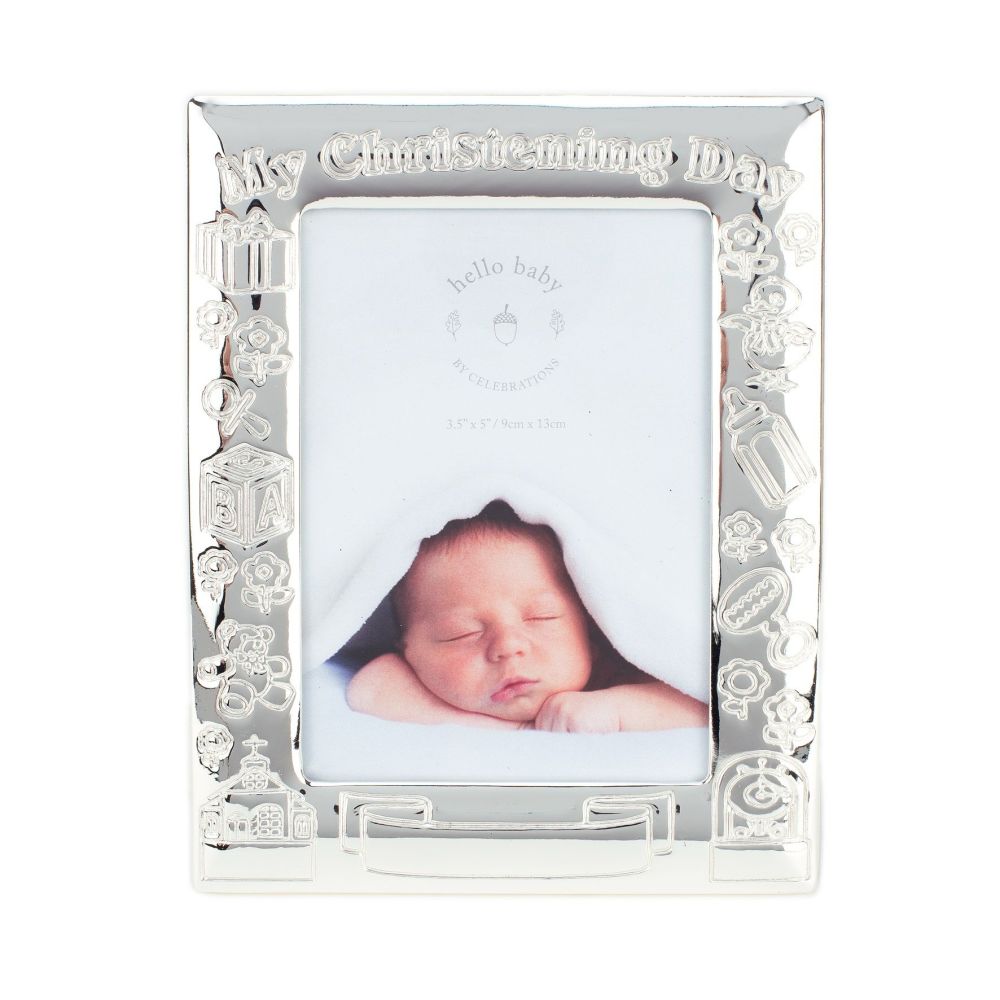 Silver Plated My Christening Day Photo Frame
