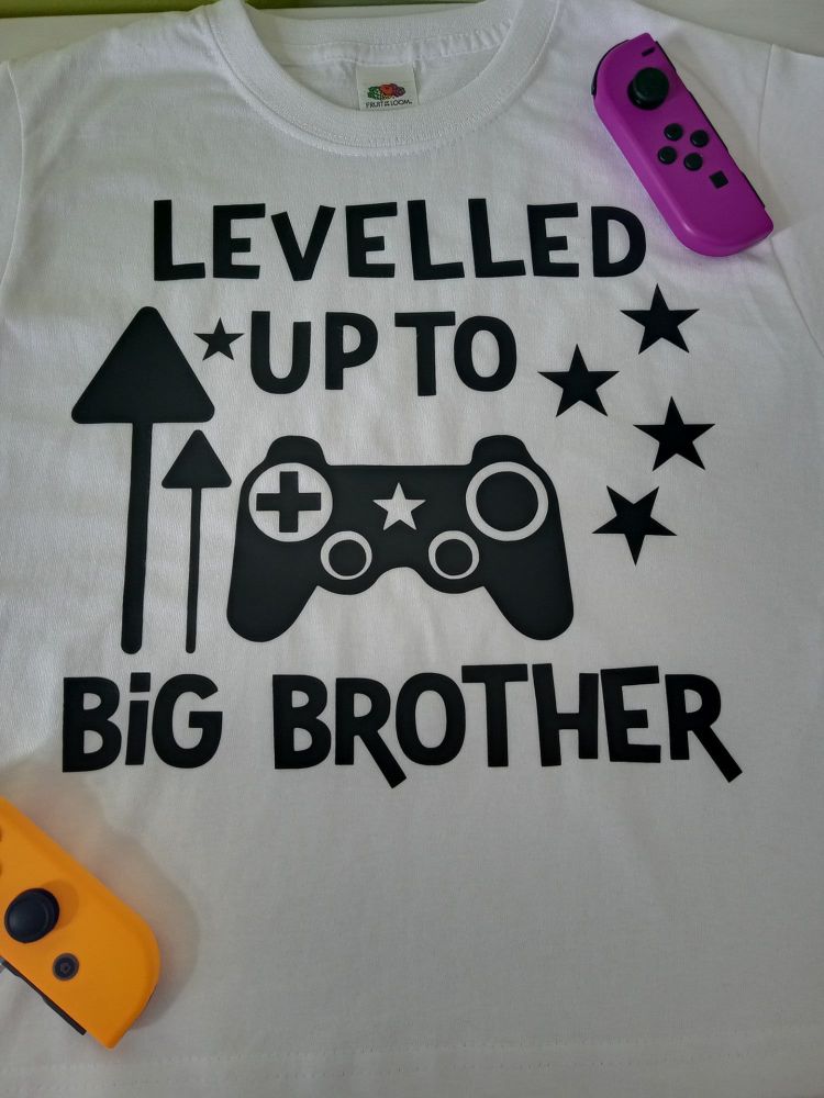 Levelled up to Big Brother tshirt