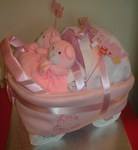 Nappy Cake Pram/Carriage for Twins