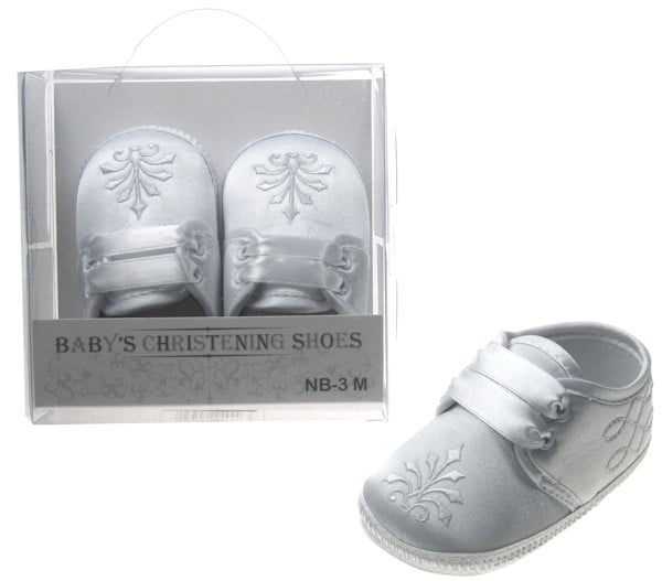 White Christening Shoes