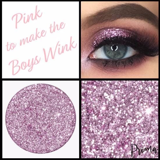 Pink To Make The Boys Wink Glitter Shadow