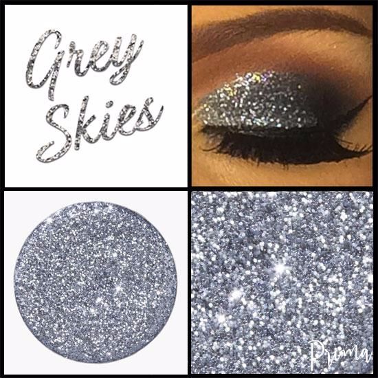 Grey Skies Glitter Shadow