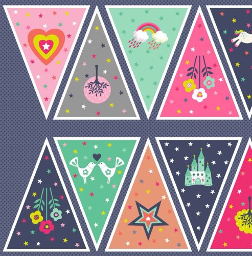 Fantasy Bunting Panel