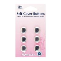 Hemline Self Cover Buttons 15mm