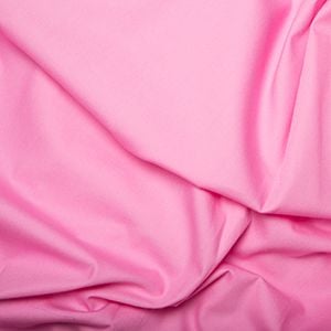 Cotton Poplin Plain Sugar Pink 