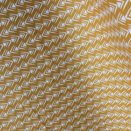 Cotton Fabric Arrowhead Yellow