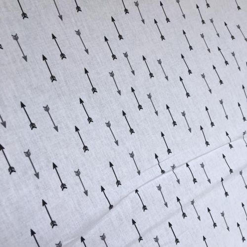 Cotton Fabric Arrows Extra Wide