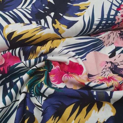Viscose Dress Fabric Tropical