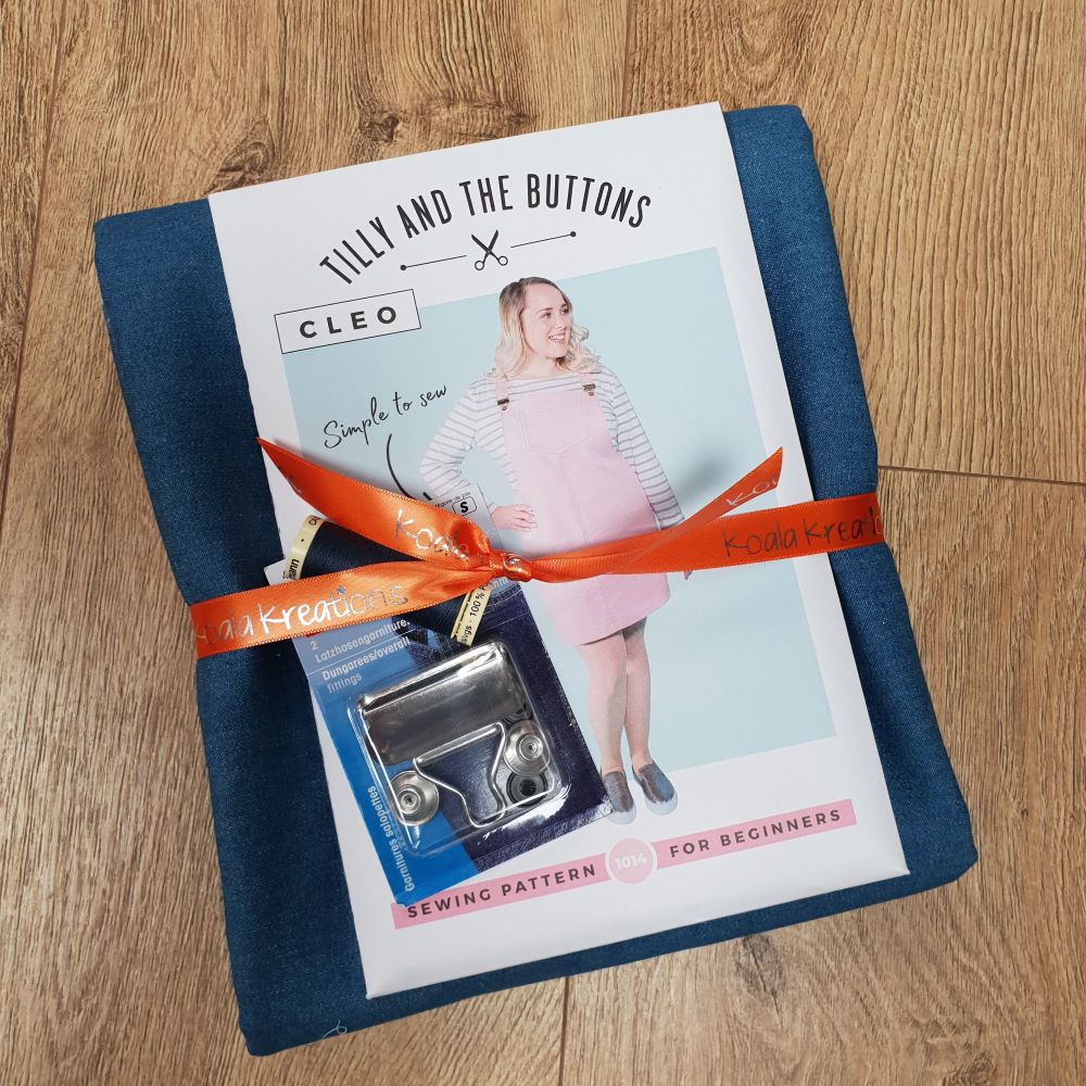 The Cleo Dungaree Dress Sewing Kit