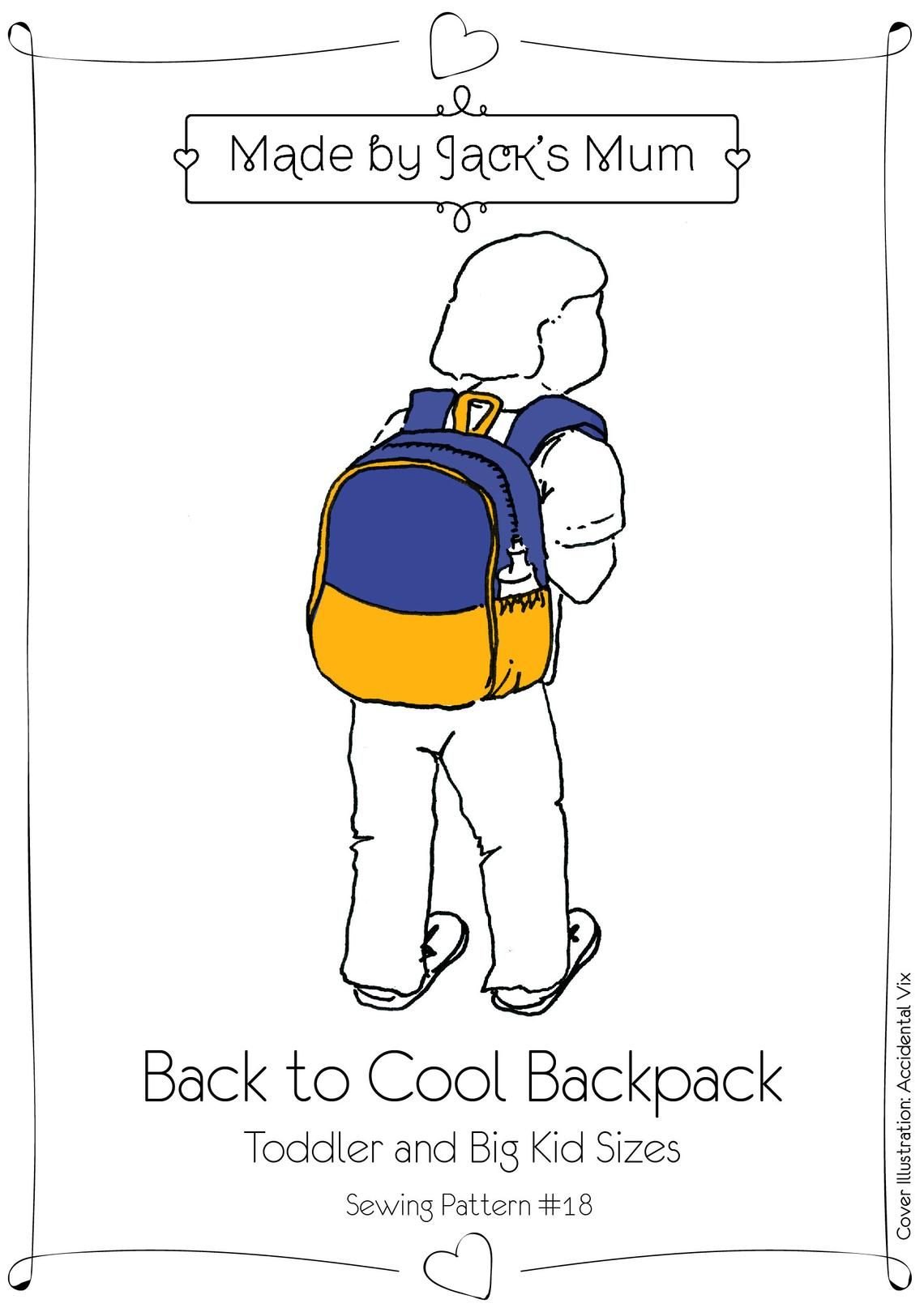 MBJM Back To cool Backpack Sewing Pattern