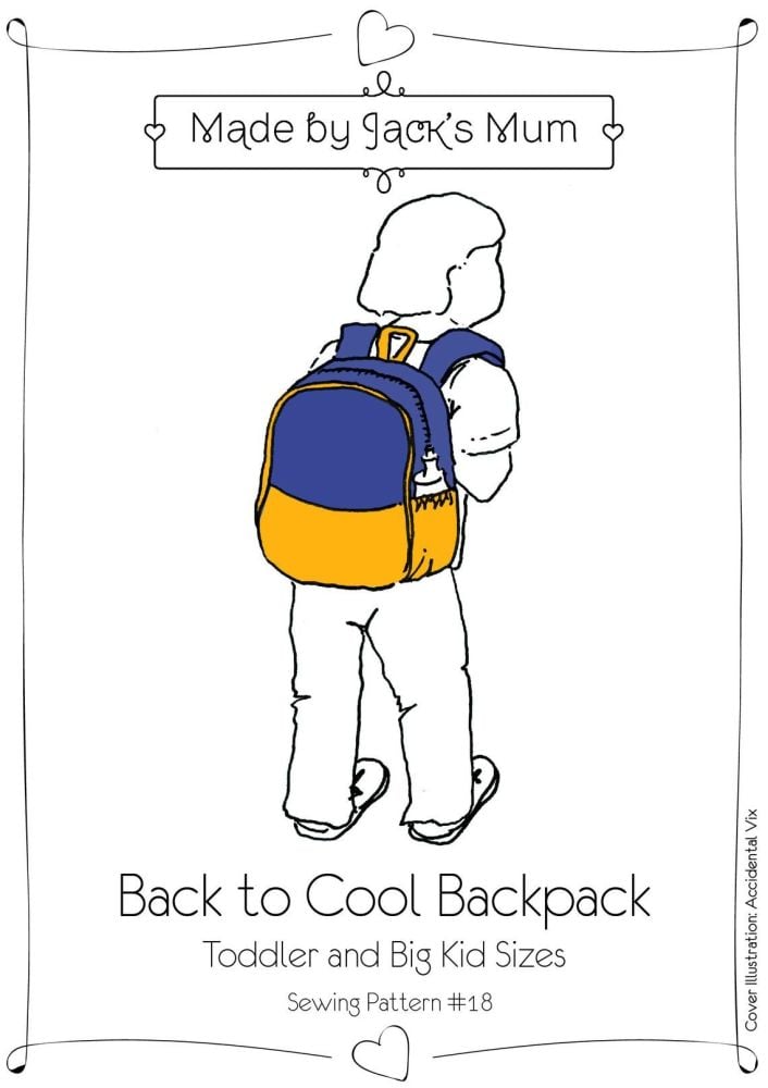 MBJM Back To cool Backpack Sewing Pattern