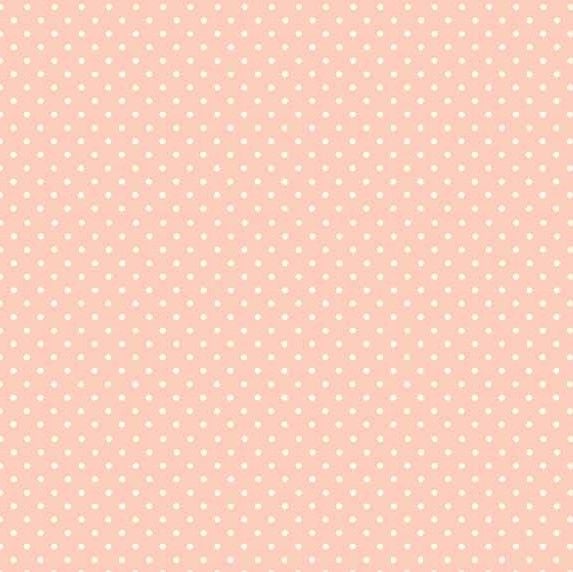 Makower Cool Cats Polka Dot Pink Cotton Fabric